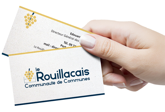 Carte de visite pour la Communauté de Commune du Rouillacais